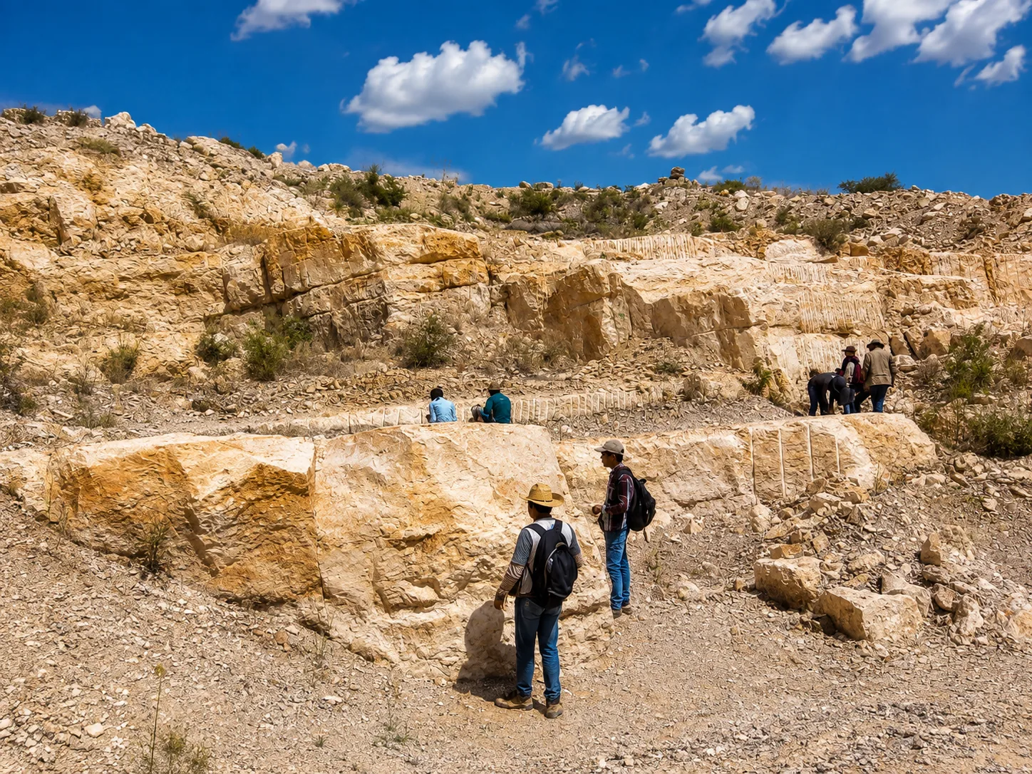 Trabajo de campo geológico